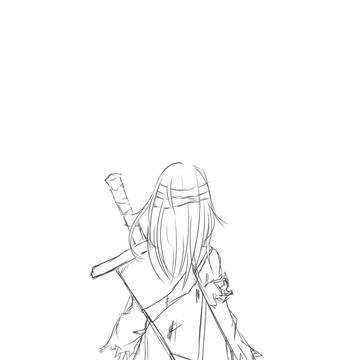 少女(後ろ姿)