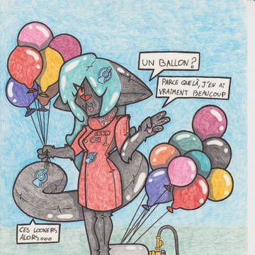 Fang the Balloon cat