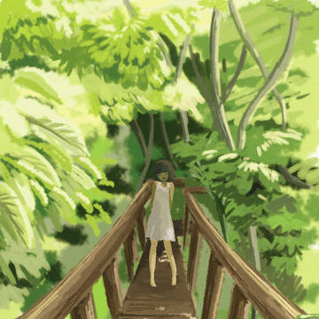 森の橋