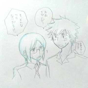 実写版見る前と見た後のラクガキ