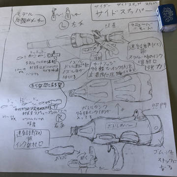 スプラトゥーン ブキ 草案