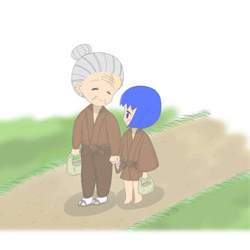 ばあちゃんと・・・