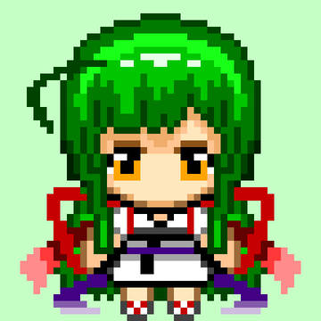 某素材用ずん子さん作成中