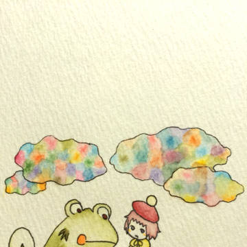 色が降ってきた
