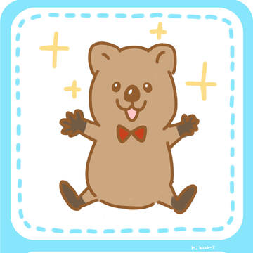 snowにいるクアッカワラビー、スノワラビー