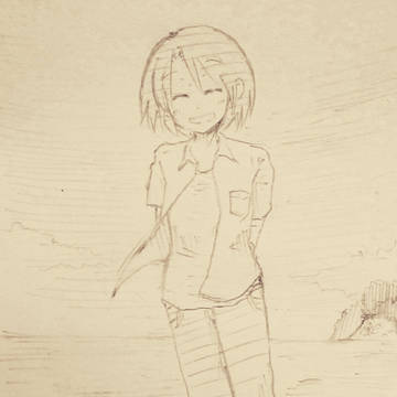 夏っぽい落書き