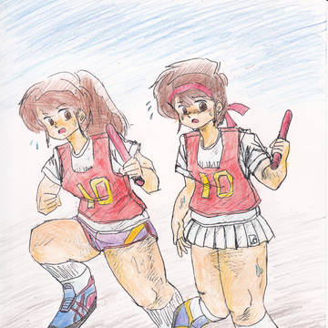 体育祭恥スコートちゃん～スコートでリレ～恥のあまりどんどん遅れる