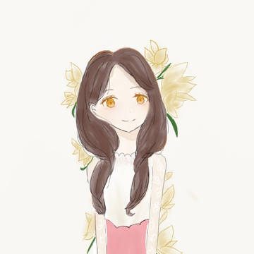 花と女の子