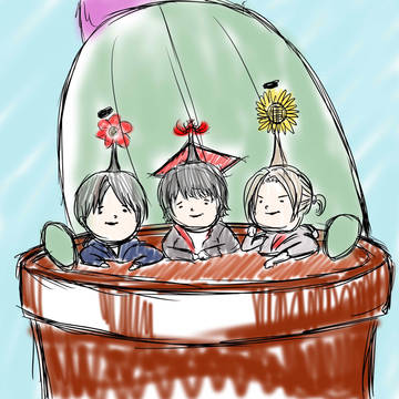 囚われのパルマ落書き