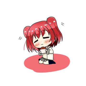 コロッケに幸せを感じる黒澤ルビィ