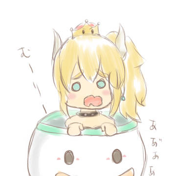 実は高いところが苦手なクッパ姫