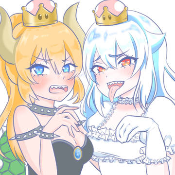 キングテレサ姫とクッパ姫