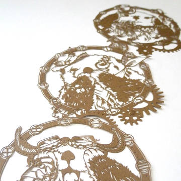 海工技士【切り絵】