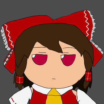 ふもふもれいむちゃん描いてみた