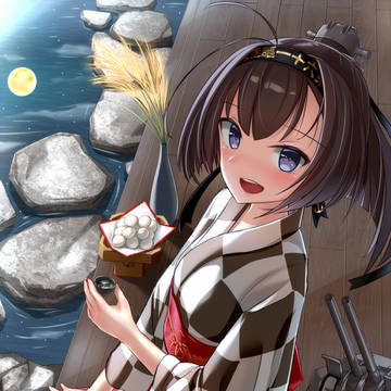 秋月とお月見