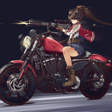 ハーレー少女