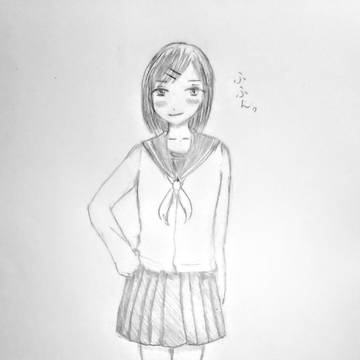 勝ち気な女の子