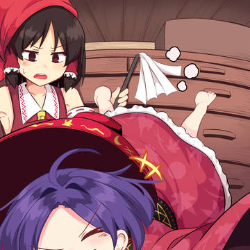 お布団ダイブで遊ぶ針妙丸