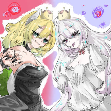 クッパ姫とキングテレサ姫