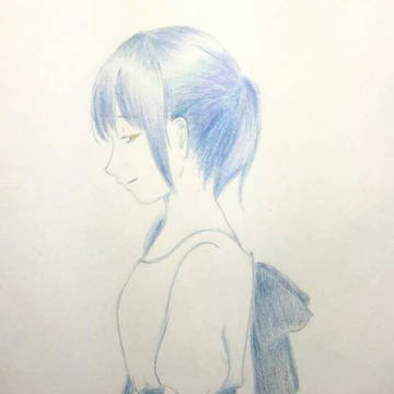 青い彼女