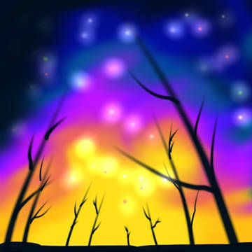 夕暮れ