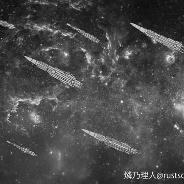反統合政府軍宇宙艦隊(モノクロVer.)