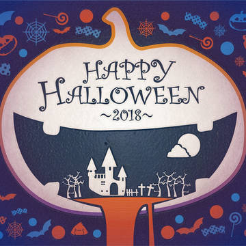 ハロウィンと隠れ犬