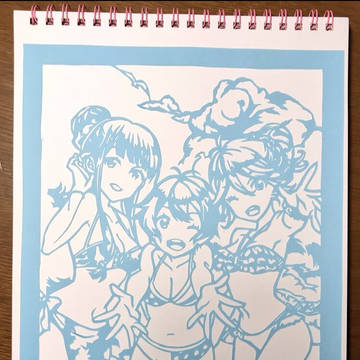 SiSH 耐水ポスター 切り絵