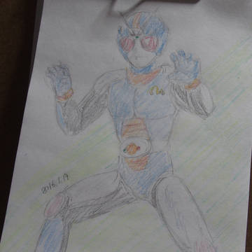 【お絵描きNo.20】ＢＬＡＣＫ　ＲＸ　バイオライダー