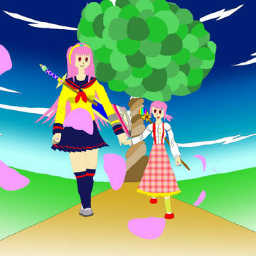 光剣の姉と巫女の妹と姉妹の愛