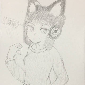鉛筆描き 試作