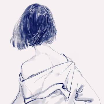 紫髪