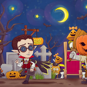ハロウィンの夜