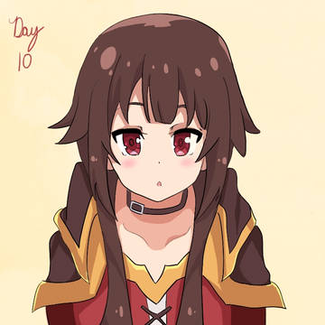 I drew Megumin!