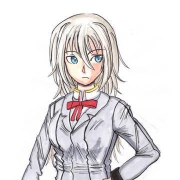白髪の少女