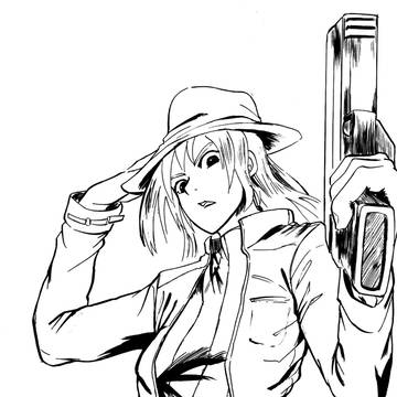 女ガンマン