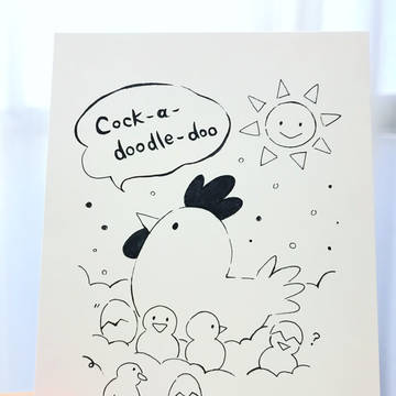 Inktober Day5:chicken