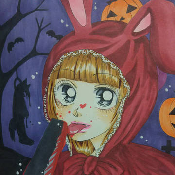 赤ずきん(ハロウィンバージョン)