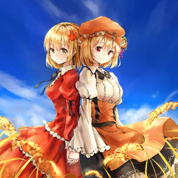 秋姉妹と秋の空