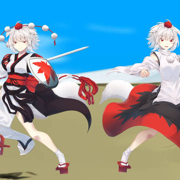 犬走 椛　立ち絵