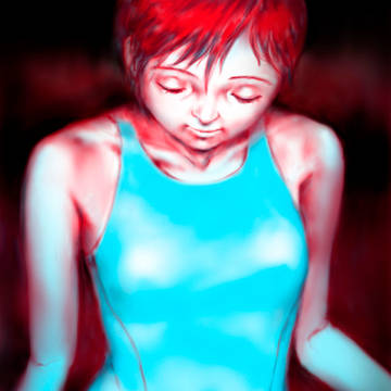 青の練習