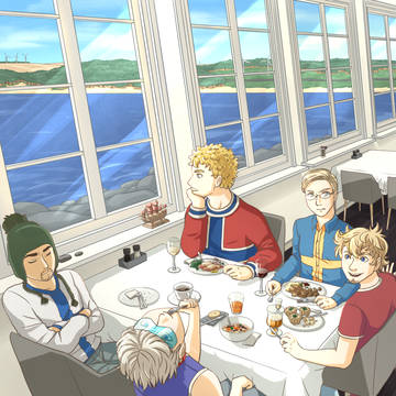 A dinner by the coast