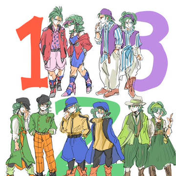 ＤＱ４勇者着せ替えまとめ