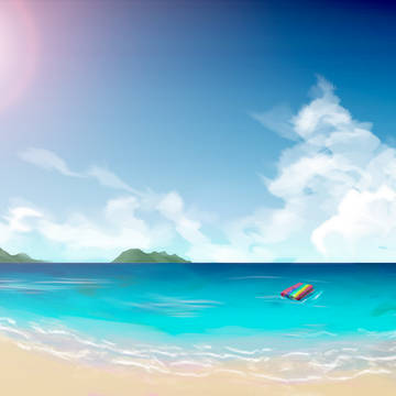 海上で昼寝したい