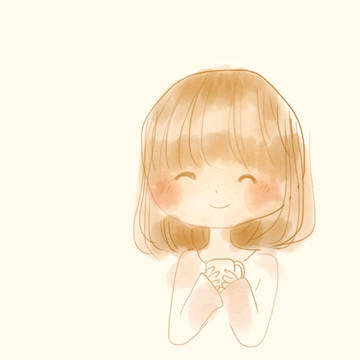 にっこり