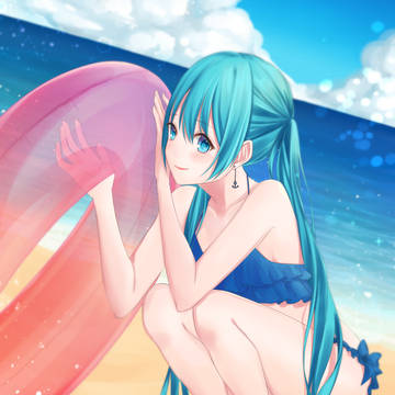 海とミクちゃん