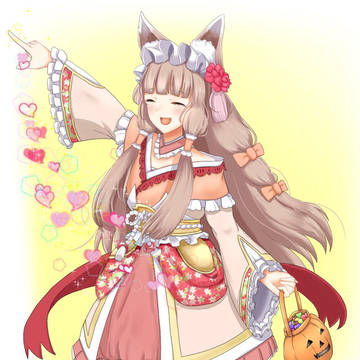 ハロウィン気分なマホ姫