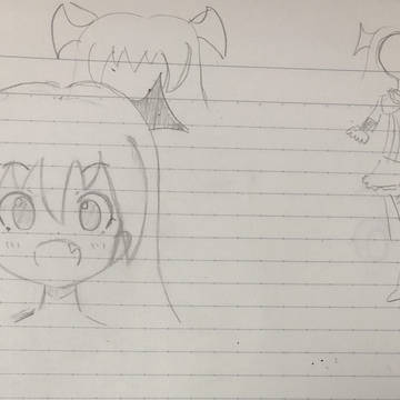ヴァンピィちゃん落書き