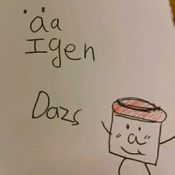 Häagen-Dazsを描いてみた
