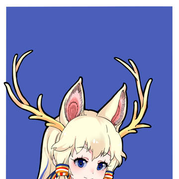 九色鹿(フレンズ化)